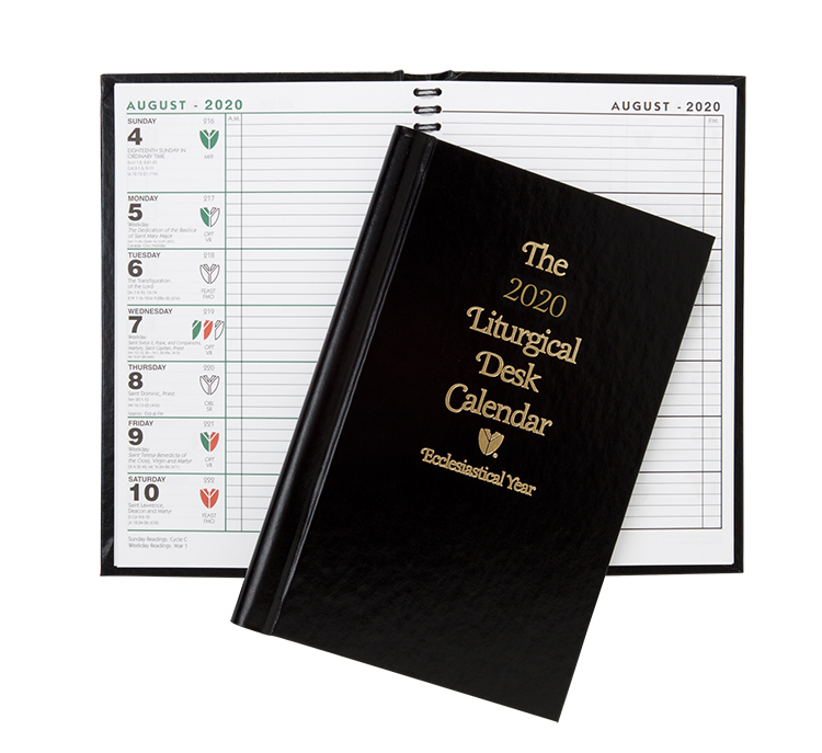 2020 The Hard Cover Liturgical Desk Calendar Catholic Edition St