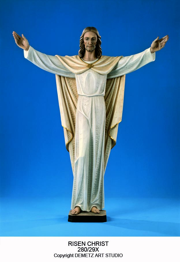 Risen Christ/Resurrection Statue in Fiberglass - St. Andrew's Book ...