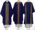  Dalmatic - Francis 6215 Series - Plain Neck - Napoli Brocade Orphrey - Europa Fabric 