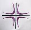  Urn Cover - Chi Rho/Wheat/Grapes Design - 100% Polyester - 26" x 26" 