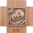  Stations Of The Cross | 6-1/2” x 6-1/2” | Bronze & Wood | Additional Stations 