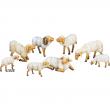  Individual Statue of Nativity Set - Lamb Standing Head Up Right Only 