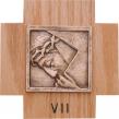  Stations Of The Cross | 6-1/2” x 6-1/2” | Bronze & Wood | Additional Stations 