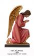 Angel Kneeling Left Statue in Linden Wood, 22" & 30"H 