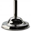  Single Torch/Lighter Floor Stand - Satin Brasstone - 10" Square Base - 11" Ht 