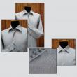  White Long Sleeve Tab Clergy Shirt - 100% Cotton 