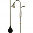  Candle Lighter & Extinguisher - Satin Brass - Telescoping 48" to 72" 