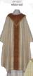  Dalmatic - Francis 6215 Series - Plain Neck - Napoli Brocade Orphrey - Europa Fabric 