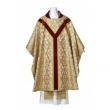  Maniple Chasuble - Verona Brocade 6480 Series - Velvet & Gold Galloons - Gold Brocade 