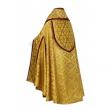  Deacon Stole - Verona Brocade 6480 Series - Velvet & Gold Galloons - Gold Brocade 