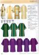  Easy Care Embroidered Dalmatic - Chalice/IHS/Ring Design - Front Only - 100% Poly 