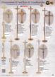  Rigid Paschal Candlestick - Brass - 44" Ht 