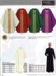  "Assisi" 4 Chasuble Set - Woven Band - Elias Fabric 