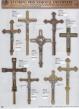  "Risen Christ" Wood/Bronze Floor Processional Cross/Crucifix: 2828 Style - 85" Ht 