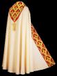  White Gothic Chasuble - Cantate Fabric 