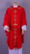  Cross & Embroidery Celebrant Chasuble in Lana Nodo Fabric 