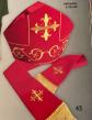  "Cross" Chasuble - Lana Nodo Fabric - 100% Wool 