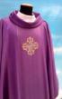  "Cross" Chasuble - 1 Cross - Francesco Fabric - 63% Viscose/35% Wool/2% Gold Thread 