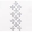  White Alb - Embroidered Crosses - Terlenka Fabric 