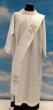  Pure White "Marian" Dalmatic - Primavera Fabric - 100% Polyester 