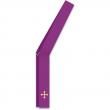  White or Purple Deacon Stole - Dupion Fabric 