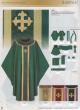  Green Chalice Burse Only - Cantate or Pascal Fabric 