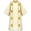  White Gothic Chasuble - Cantate Fabric 