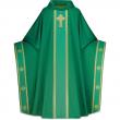  White Monastic Chasuble Set (4) - Celtic Fabric 