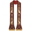  White Gothic Chasuble - Cantate Fabric 