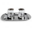  Cruets & Tray Set - 3 3/4 oz 