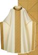  White Monastic Chasuble - Choral Fabric 