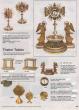  Thabor - Monstrance/Ostensorium Stand - 4 Figures/Reliefs - 9 1/2" Ht 