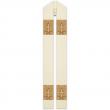  White Gothic Chasuble - Cantate Fabric 