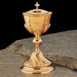  Fluted Ornamentation Chalice & Scale Paten 