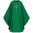  Red Gothic Chasuble - Dupion Fabric 