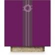  Purple Overlay Stole - Pius Fabric 