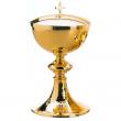  Hammered PX Symbol Motif Chalice & Scale Paten 