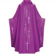  Green Gothic Chasuble - Stations of the Cross - Dupion Fabric 