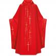  Green Gothic Chasuble - Stations of the Cross - Dupion Fabric 