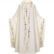  Green Gothic Chasuble - Stations of the Cross - Dupion Fabric 