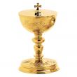  Flower of Passion & 4 Evangelists Motif Chalice & Scale Paten 