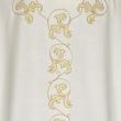  White Gothic Chasuble - Dupion Fabric 