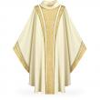  White Gothic Chasuble - Cantate Fabric 