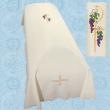  Chi Rho/Wheat/Grapes Motif Funeral/Resurrection Set - No Iron - Embroidered Polyester 