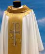  Chi Rho & Alpha Omega Chasuble in Wool & Polyester 