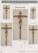  Papal Crucifix - 11 1/2" Ht 