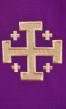  Overlay/Deacon Stole - Jerusalem Cross Design - Fortrel Polyester 