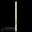  Complementing Altar Candles, The Good Shepherd 1-1/2 x 12, Pair 