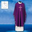  "Cross" Deacon Stole - Primavera Fabric - 100% Poly 