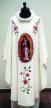  "Our Lady of Guadalupe" Chasuble - Ivory Misto Lana Fabric - 45% Wool/55% Poly 